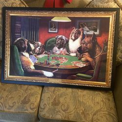 Dogs Playing Poker Painting 