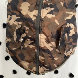 Como Motif Dog Jacket Size Large  Back Length 20”