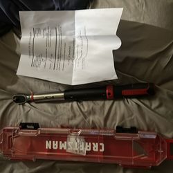 Craftsman Torque Wrench 1/2 indrive- Digital