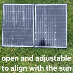 100 Watt Folding Suitcase Solar Panel