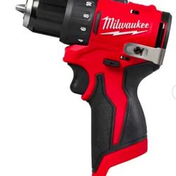 BIG MILWAUKEE 3/8 Drill Driver BUNDLE: Rapid Charger, 2 Bit Sets with Bag