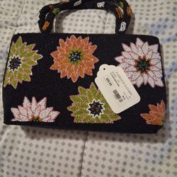 Flower Bead Purse