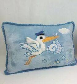 16" STORK BABY PILLOW with song
