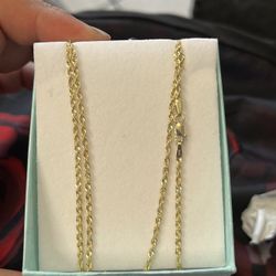 2.5 Mm 14k Solid Gold 22 Inches 