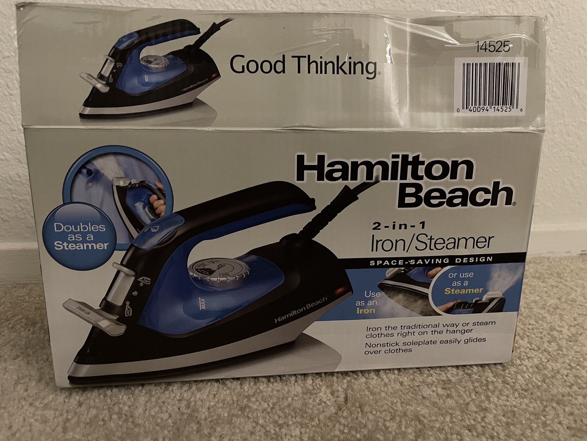 New Dual Functionality Iron /steamer