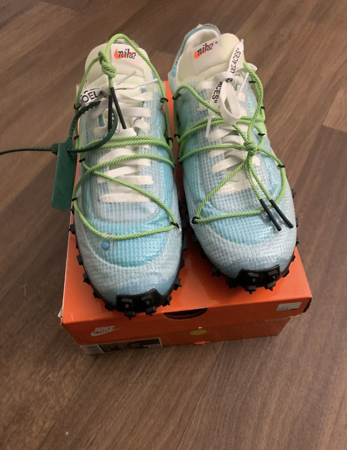 Nike X Off-White Waffle Racer SP "Vivid Sky"