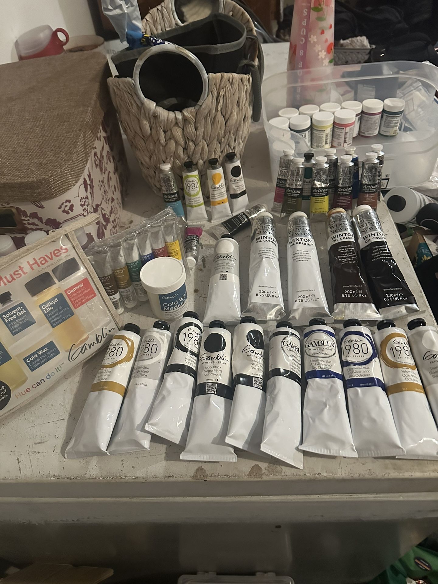 Lot Of Oil Paints- Brand New!