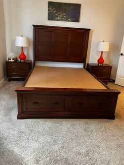 Platform Queen size bed frame