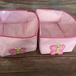 Thin Butterfly Storage Bins