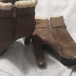 Botas Cafe De Mujer Size 9  Boots For Women