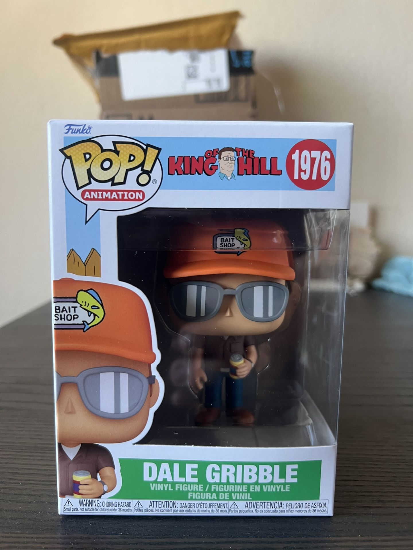NEW IN HAND Dale Gribble Funko Pop #1976 King Hill Television Animation KOTH