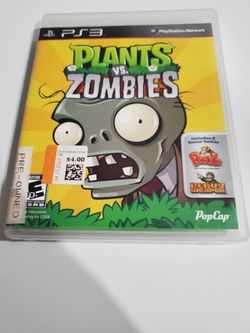 Plants VS Zombies PS3 CIB