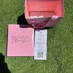 Swarovski Ariana Grande Crystal Heart Necklace Bracelet Earring