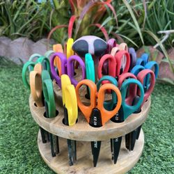 Lot Of 24-Pack Decorative EDGERS KRAFT Scissors For Crafting With Wood Carousel 