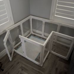 Clear Acrylic Dog Playpen 