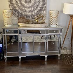 Mirrored Console table 