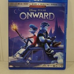 $5 DISNEY BLU RAY MOVIE. ONWARD. BLU RAY ONLY. NO DIGITAL. $5 OR TRADE FOR A MOVIE TITLE I DO NOT ALREADY OWN.
