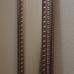 Decorative Mirror – Ornate Gold Frame – Used