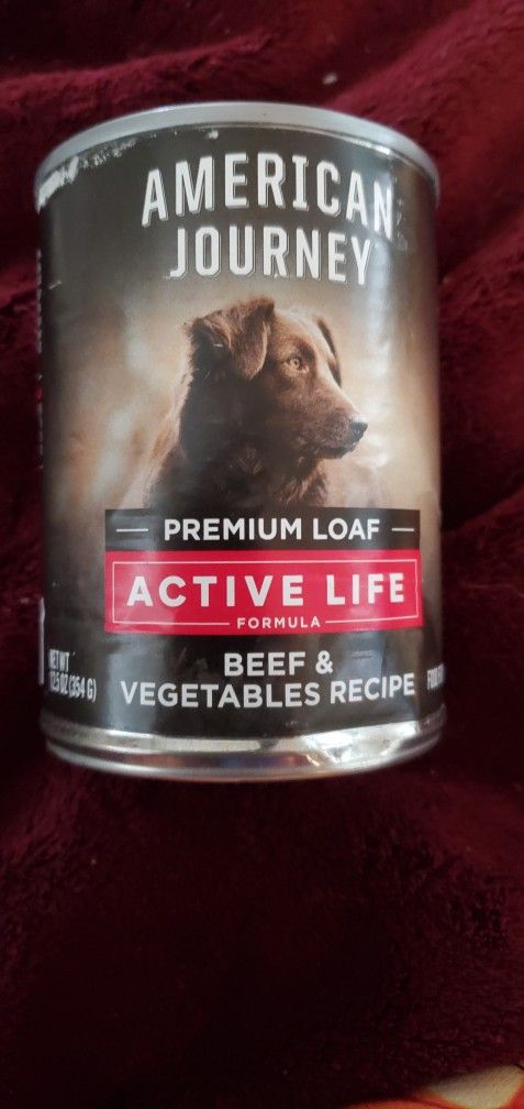 20 Cans Of American Journey Premium Active Canned Dog Food