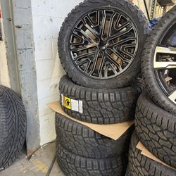 22” Wheels Rims Tires Mounted. Balanced. With Sensors. Ready To Go. 