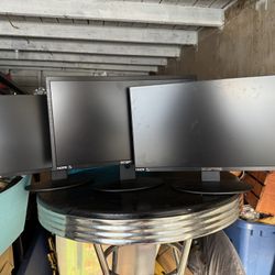 3 Sceptre HDMI Computer Monitors – Clean, Working 