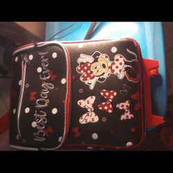 Beatifill Luggage With Wheels  Minnie Disney  Original