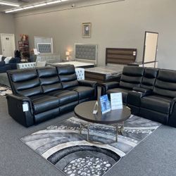 Reclining Sofa & Love Seat 