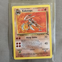 Kabutops Pokemon Card