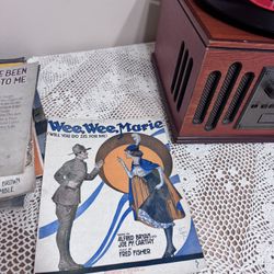 Vintage Sheet Music 1918 – Wee Wee Marie Antique Piano Song WW1 Era