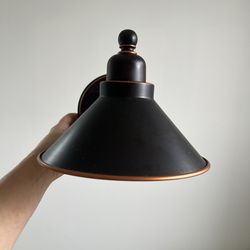 Farmhouse copper wall light sconces