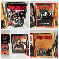 The Sopranos Complete Seasons 1,2,3,4on DVD Like New