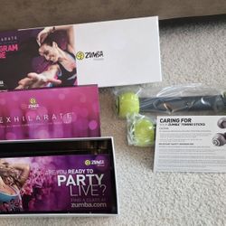 Zumba Fitness, Exhilarate ! 7 DVD Set + Toning Sticks
