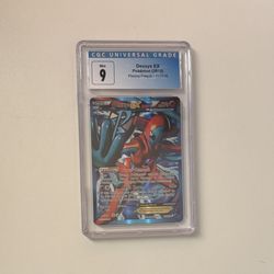 Pokemon Blue Label Deoxys Cgc 9 111/116
