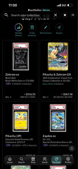 Selling part of my cards