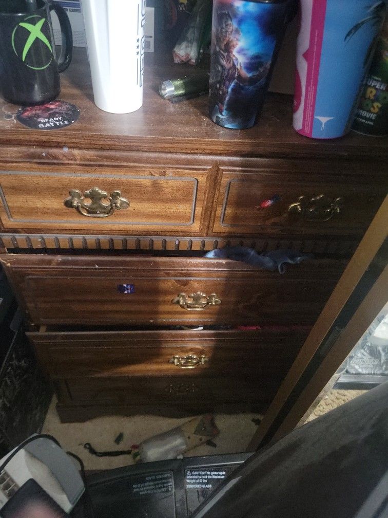 Large Wooden Dresser