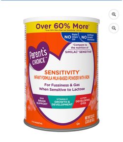 Formula (parents choice sensitivity )