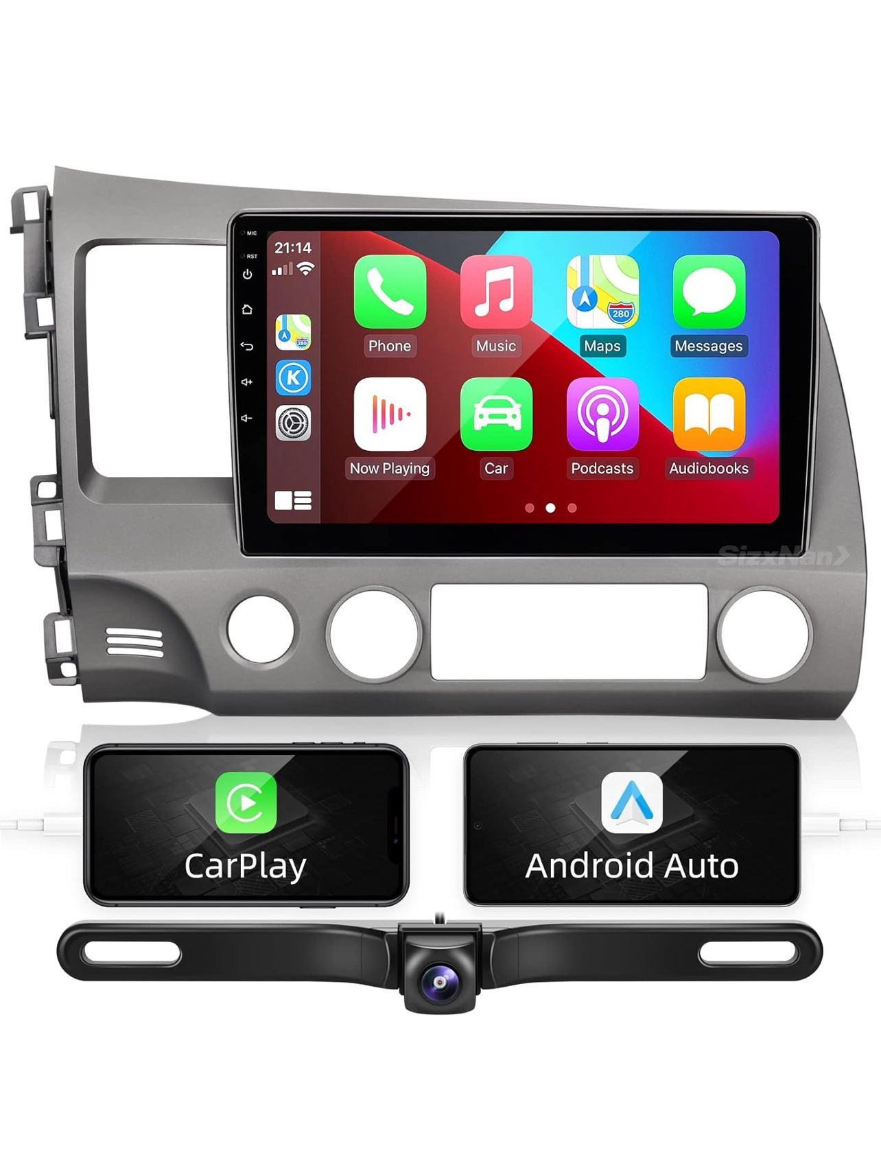Android Touch Screen CarPlay For Honda Civic