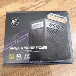 MSI MPG A1000G PCIE 5 Power Supply ATX 3.0 80 Plus Gold-certified 1000W
