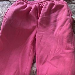 Hot Pink sweat pants/ joggers M 💓