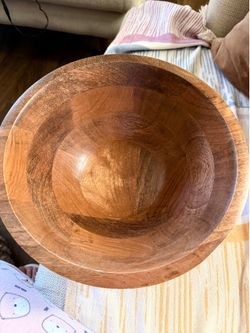 Handcrafted Wooden Serving Bowl