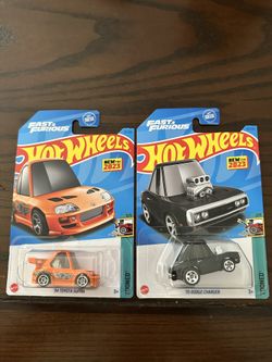 Hot Wheels Tooned Supra / Charger Combo