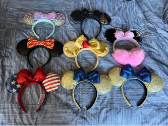 Disney Parks Minnie Ears Lot of 8 Headbands - Selling as a lot