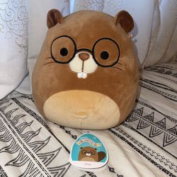 Squishmallows Chip the Beaver 8" Stuffed Plush
