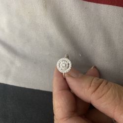 Real 925 Sterling Silver Wedding Ring Size 6