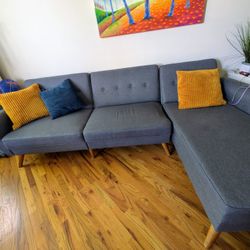 L-shaped Sleeper Sofa For Sale 