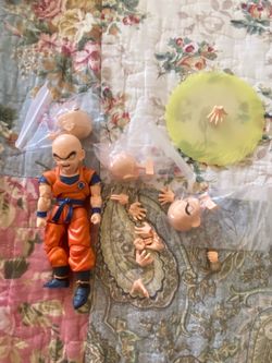 SH Figurarts Bandai krillin Earths Strongest Man Used