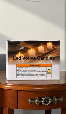LED Votive Candles - Set of 10