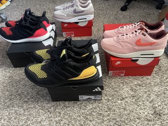 (4) Nike Air Max 1 Adidas Ultraboost Sz.13 