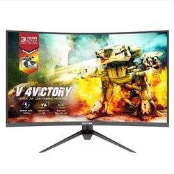 VIOTEK 32" Curved Gaming Monitor 165Hz 2560x1440p QHD 120% sRGB G-SYNC FreeSync