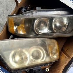 C5 Audi Allroad headlight and B6 Audi headlights